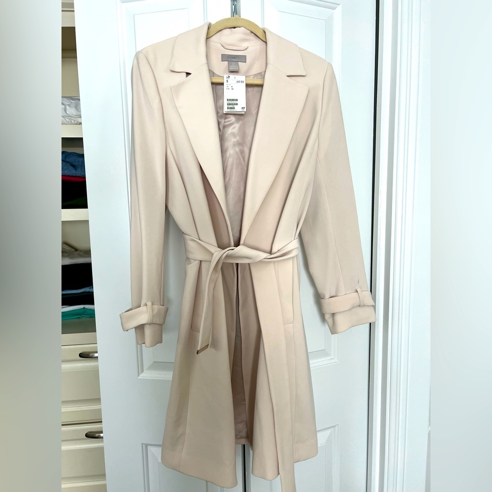 NWT H&M trench jacket coat